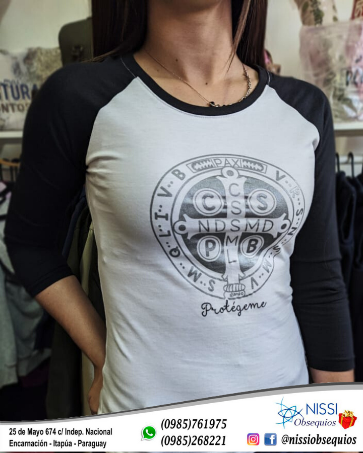 14400 Remera 3/4 femenina P