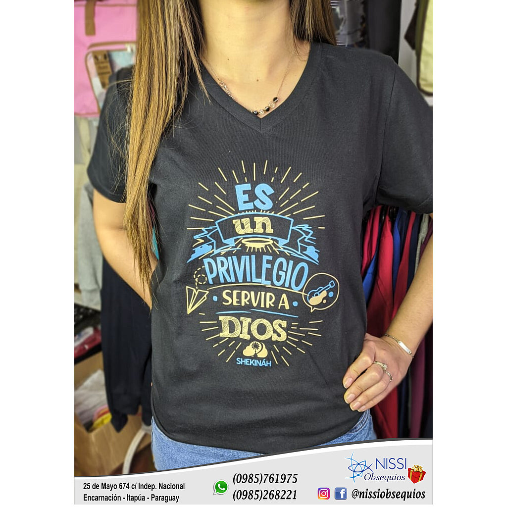 22450 Remera femenino Shekinah XL