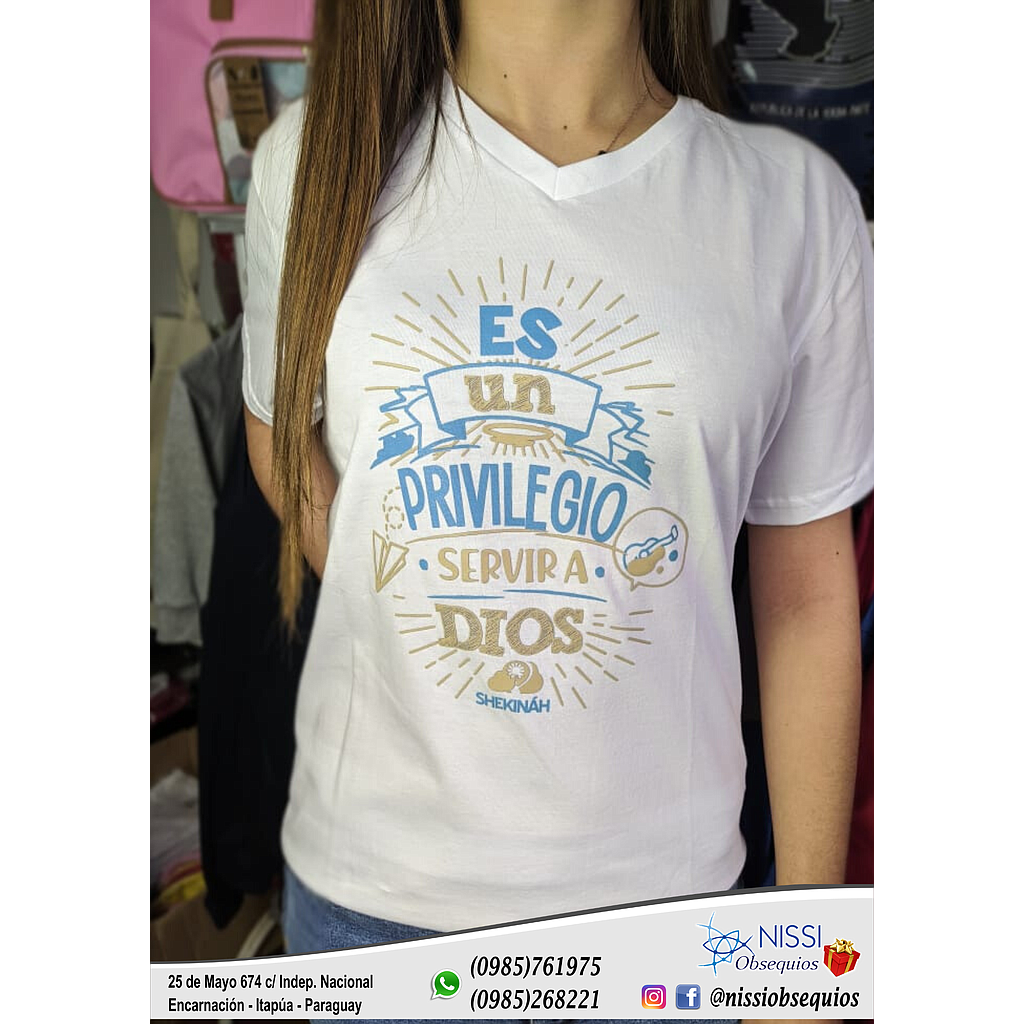 22500 Remera femenino Shekinah XXL
