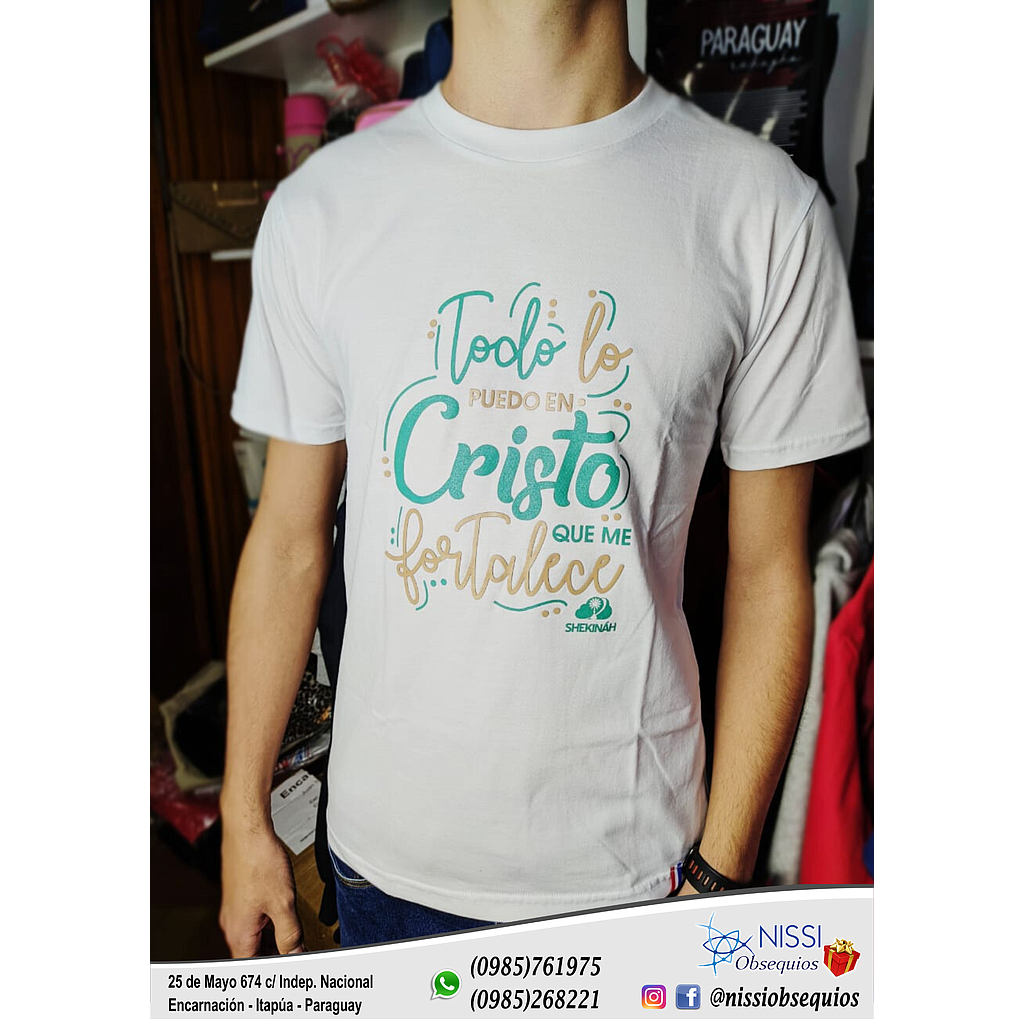 22800 Remera masculina Shekinah XL