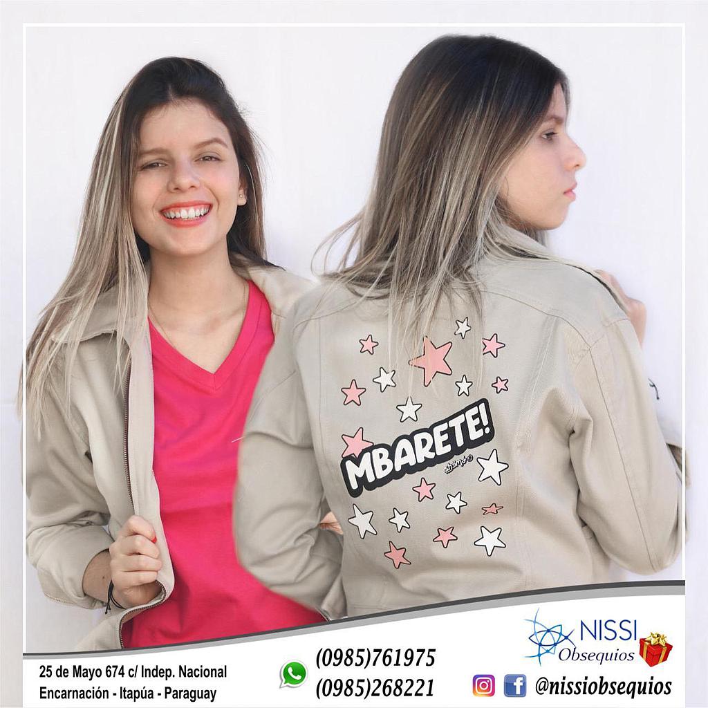 6809 Campera jeans femenino XL